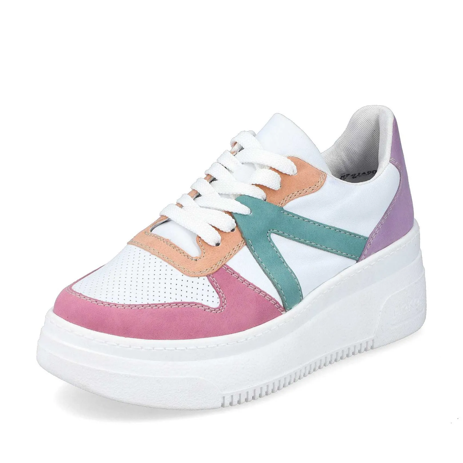 New Women'S Sneaker Low Ice White-Multicolored Ladies Colorful Styles