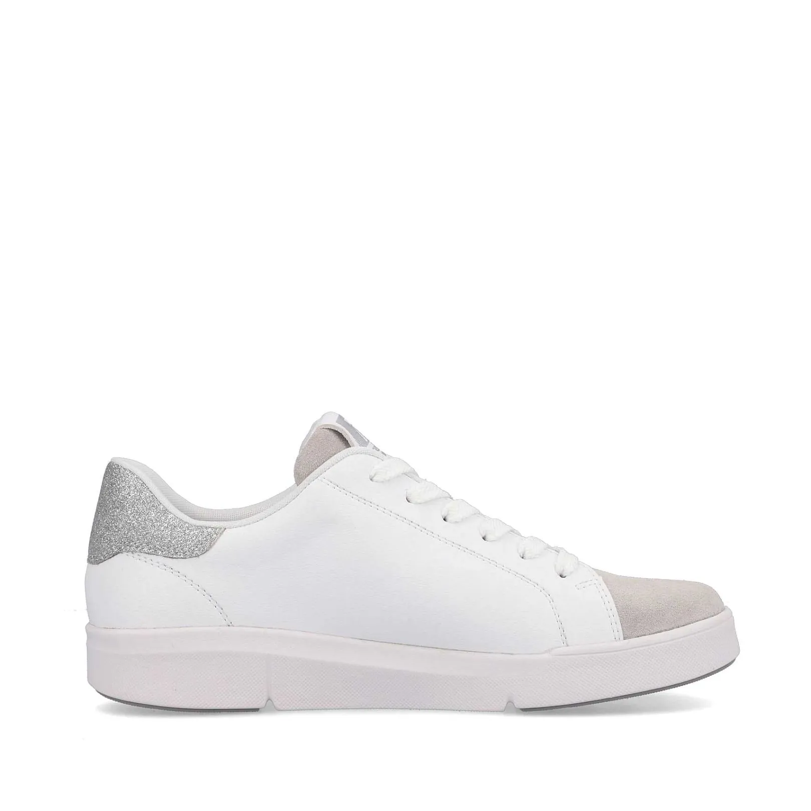 Best Women'S Sneaker Low Swan-White Beige Ladies Sneakers