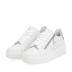 Online Women'S Sneaker Low Clear White Ladies Sneakers