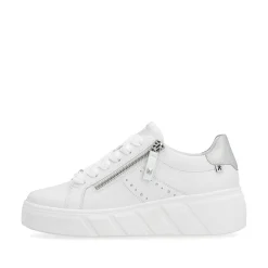 Online Women'S Sneaker Low Clear White Ladies Sneakers