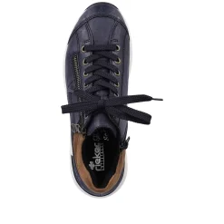 Outlet Women'S Sneaker Low Navy Blue-Brown Ladies Sneakers