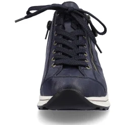 Outlet Women'S Sneaker Low Navy Blue-Brown Ladies Sneakers