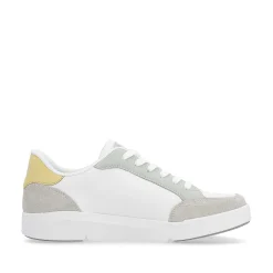 Hot Women'S Sneaker Low Snow-White Dusty-Grey Ladies Sneakers