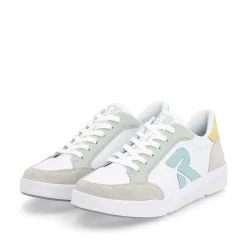 Hot Women'S Sneaker Low Snow-White Dusty-Grey Ladies Sneakers