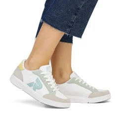 Hot Women'S Sneaker Low Snow-White Dusty-Grey Ladies Sneakers