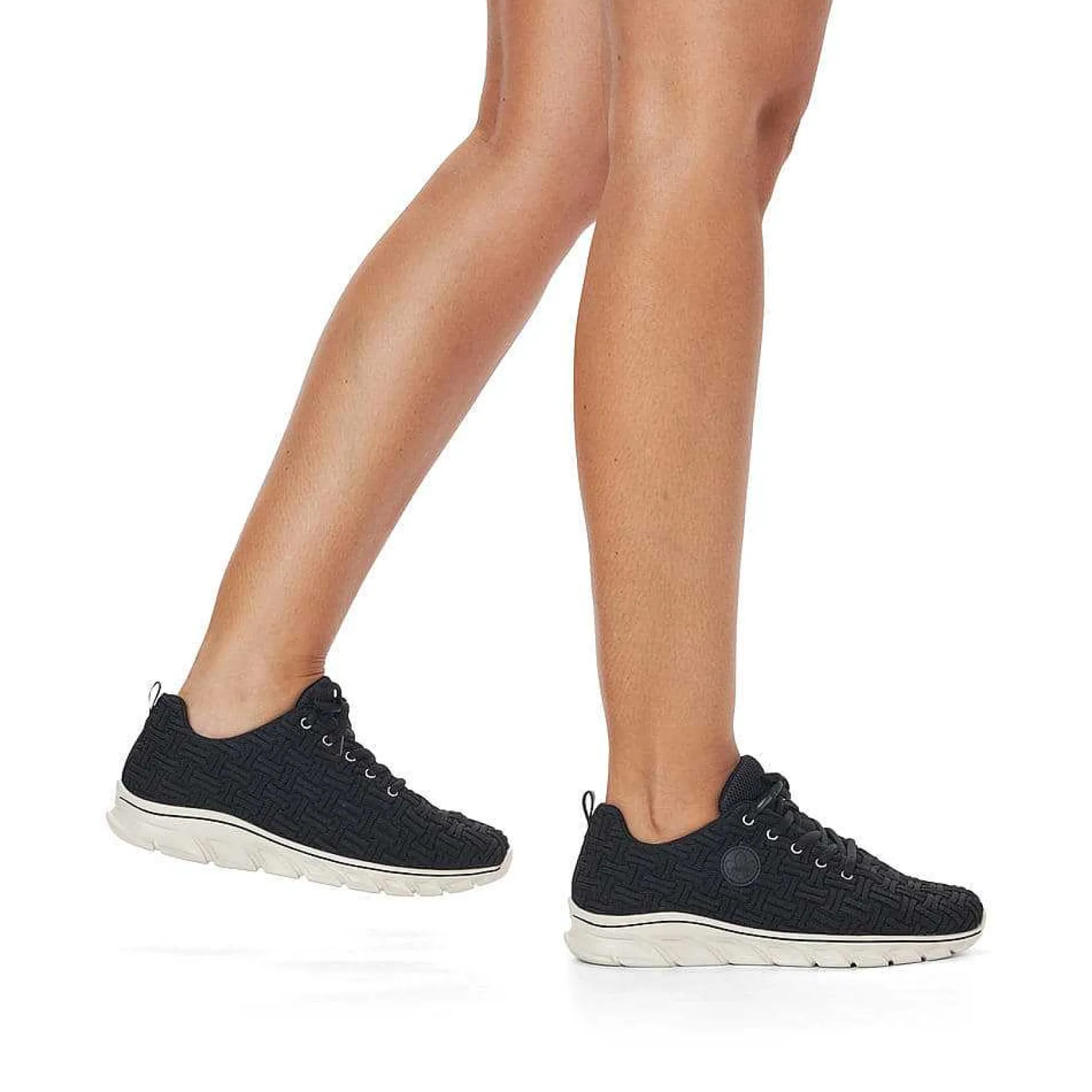 Discount Women'S Sneaker Low Deep Black Ladies Sneakers