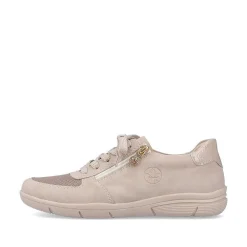 Women'S Sneaker Low Cream Beige Ladies Sneakers