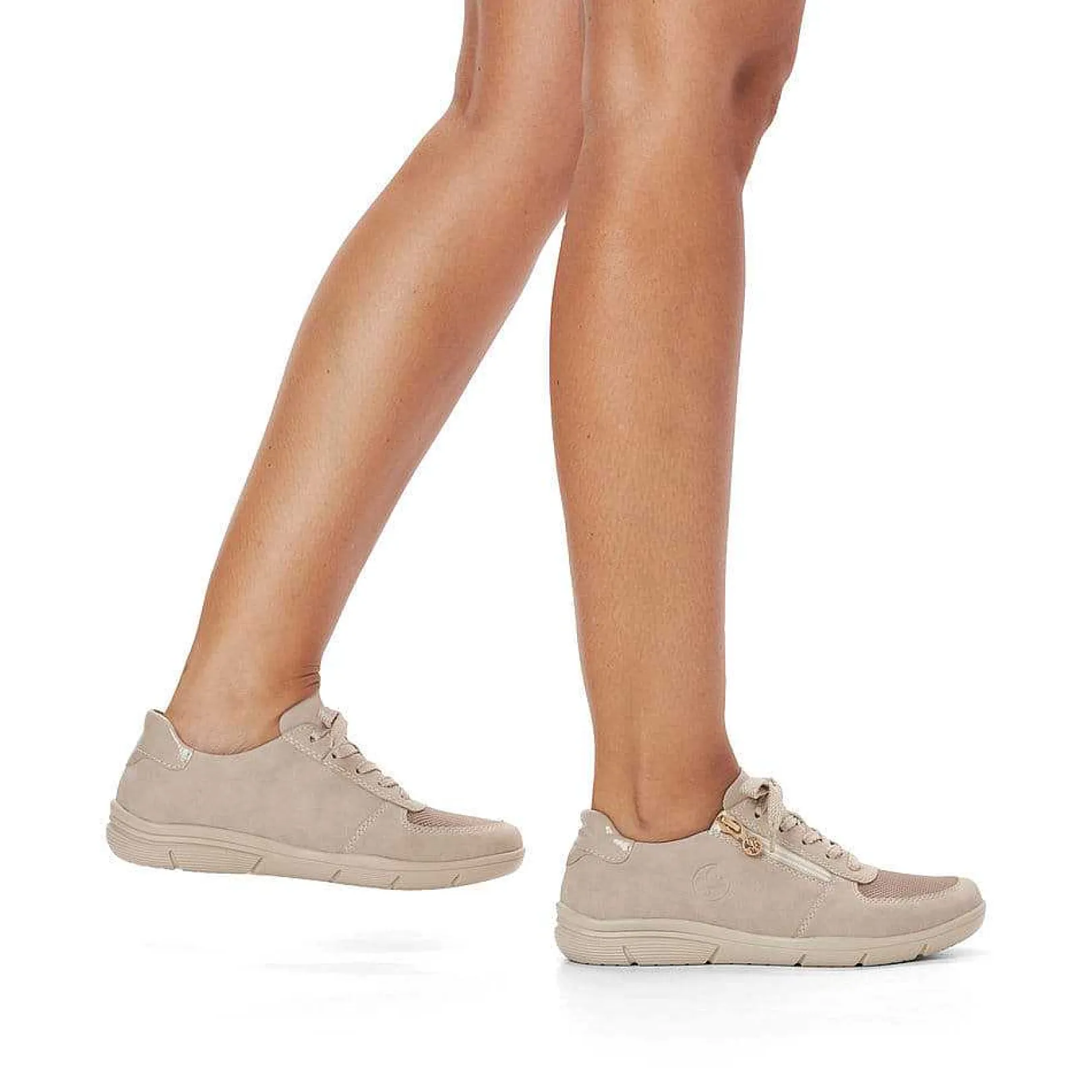 Women'S Sneaker Low Cream Beige Ladies Sneakers