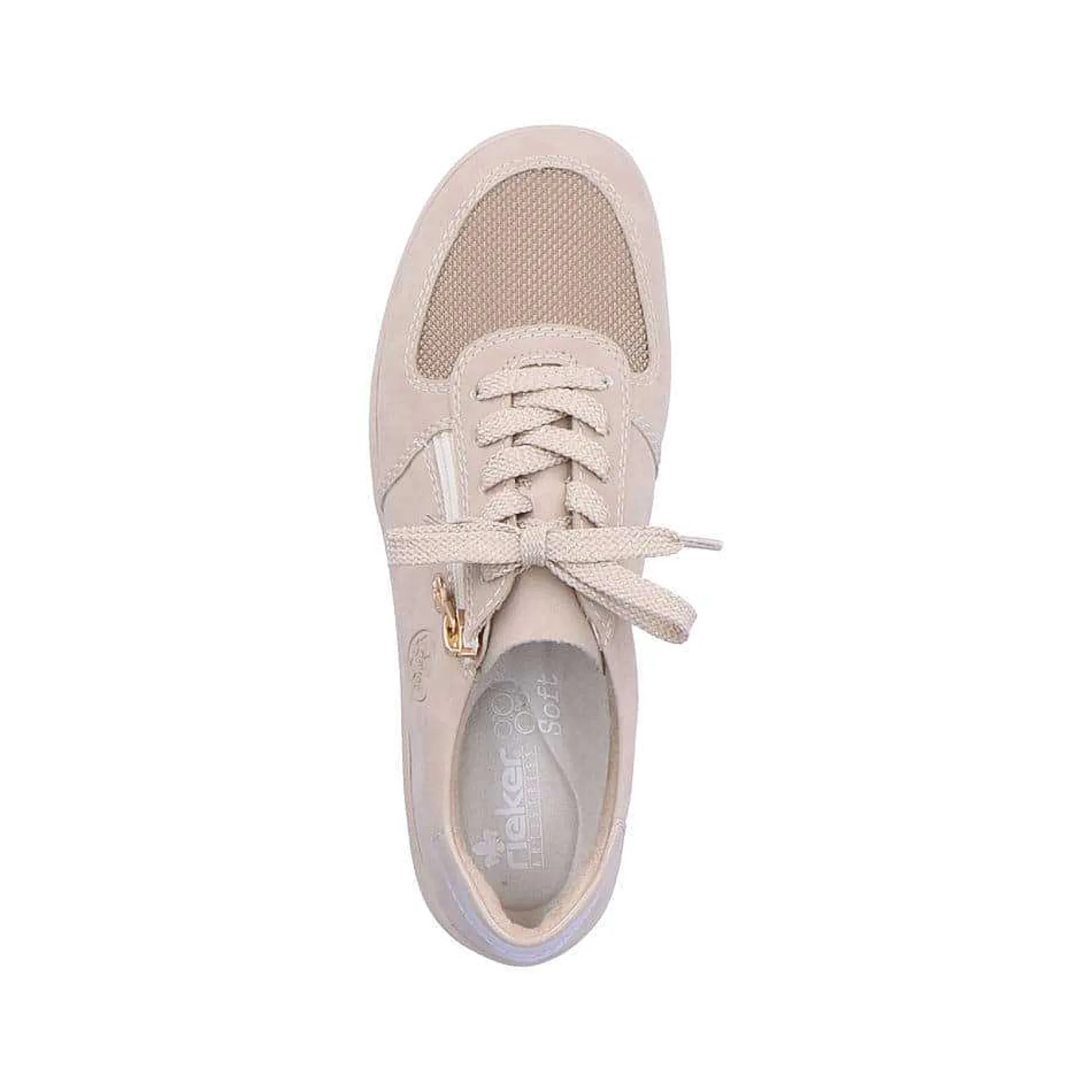 Women'S Sneaker Low Cream Beige Ladies Sneakers