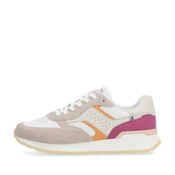 Discount Women'S Sneaker Low Light Beige Fuchsia Apricot Ladies Colorful Styles