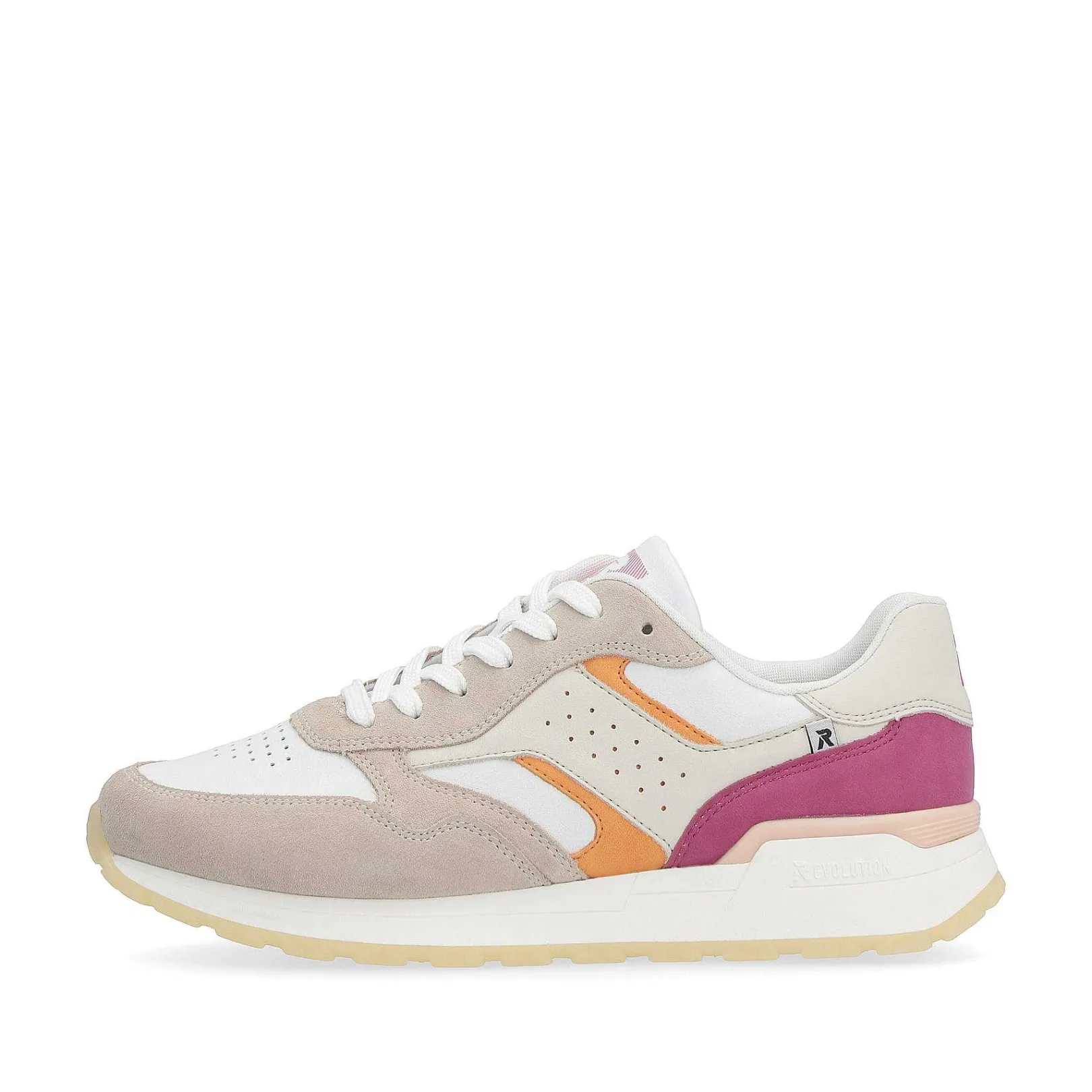 Discount Women'S Sneaker Low Light Beige Fuchsia Apricot Ladies Colorful Styles