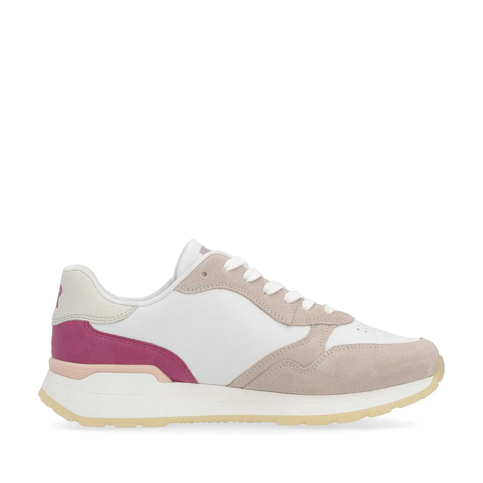Discount Women'S Sneaker Low Light Beige Fuchsia Apricot Ladies Colorful Styles