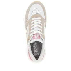 Discount Women'S Sneaker Low Light Beige Fuchsia Apricot Ladies Colorful Styles
