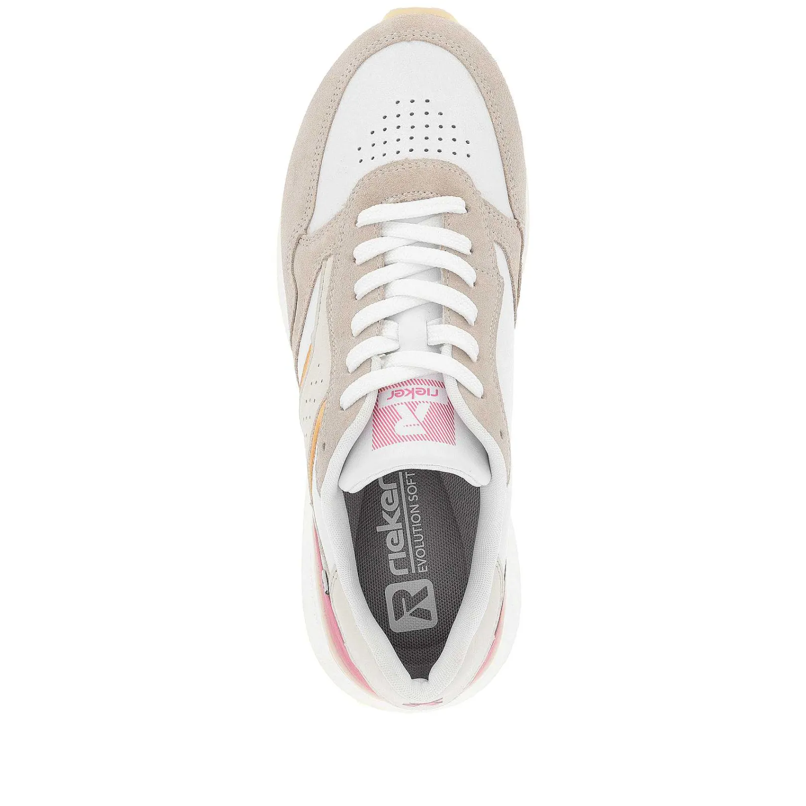 Discount Women'S Sneaker Low Light Beige Fuchsia Apricot Ladies Colorful Styles
