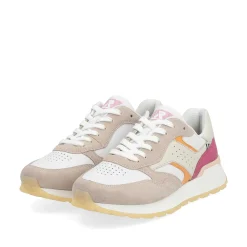 Discount Women'S Sneaker Low Light Beige Fuchsia Apricot Ladies Colorful Styles
