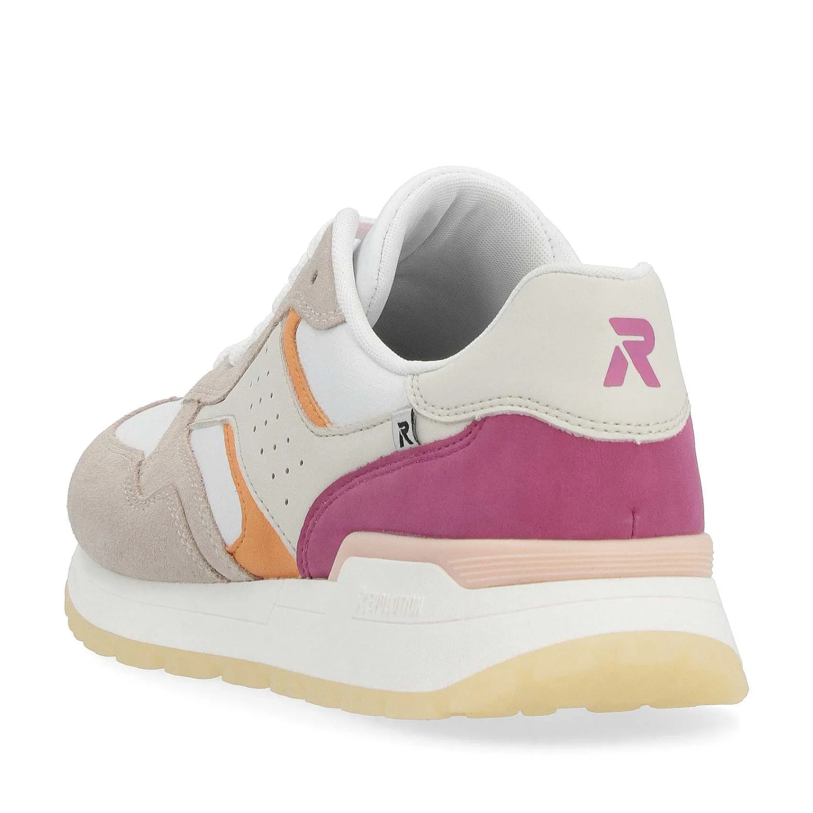 Discount Women'S Sneaker Low Light Beige Fuchsia Apricot Ladies Colorful Styles