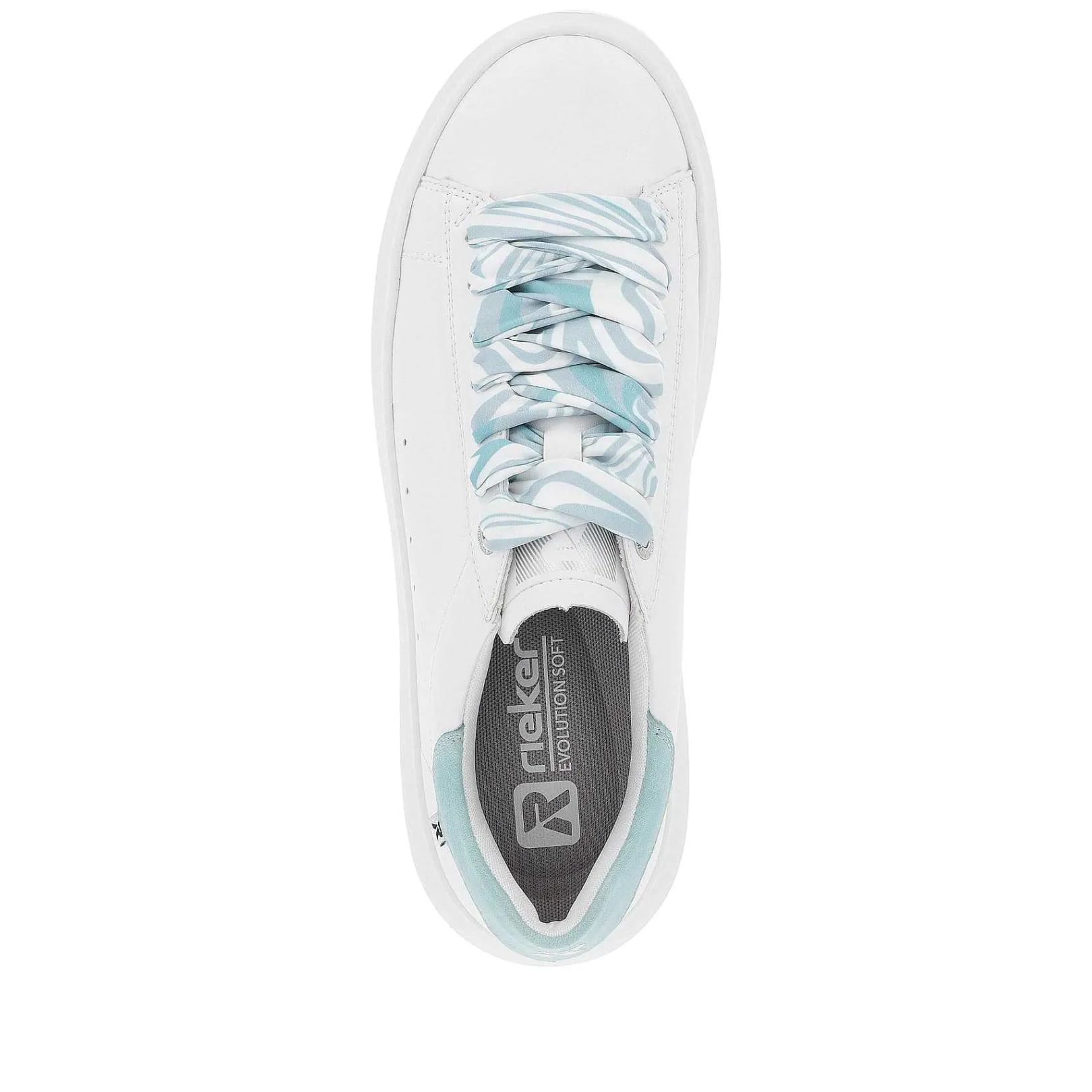 Outlet Women'S Sneaker Low Clear-White Ice-Blue Ladies Sneakers