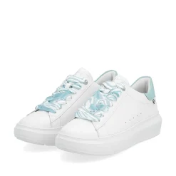 Outlet Women'S Sneaker Low Clear-White Ice-Blue Ladies Sneakers