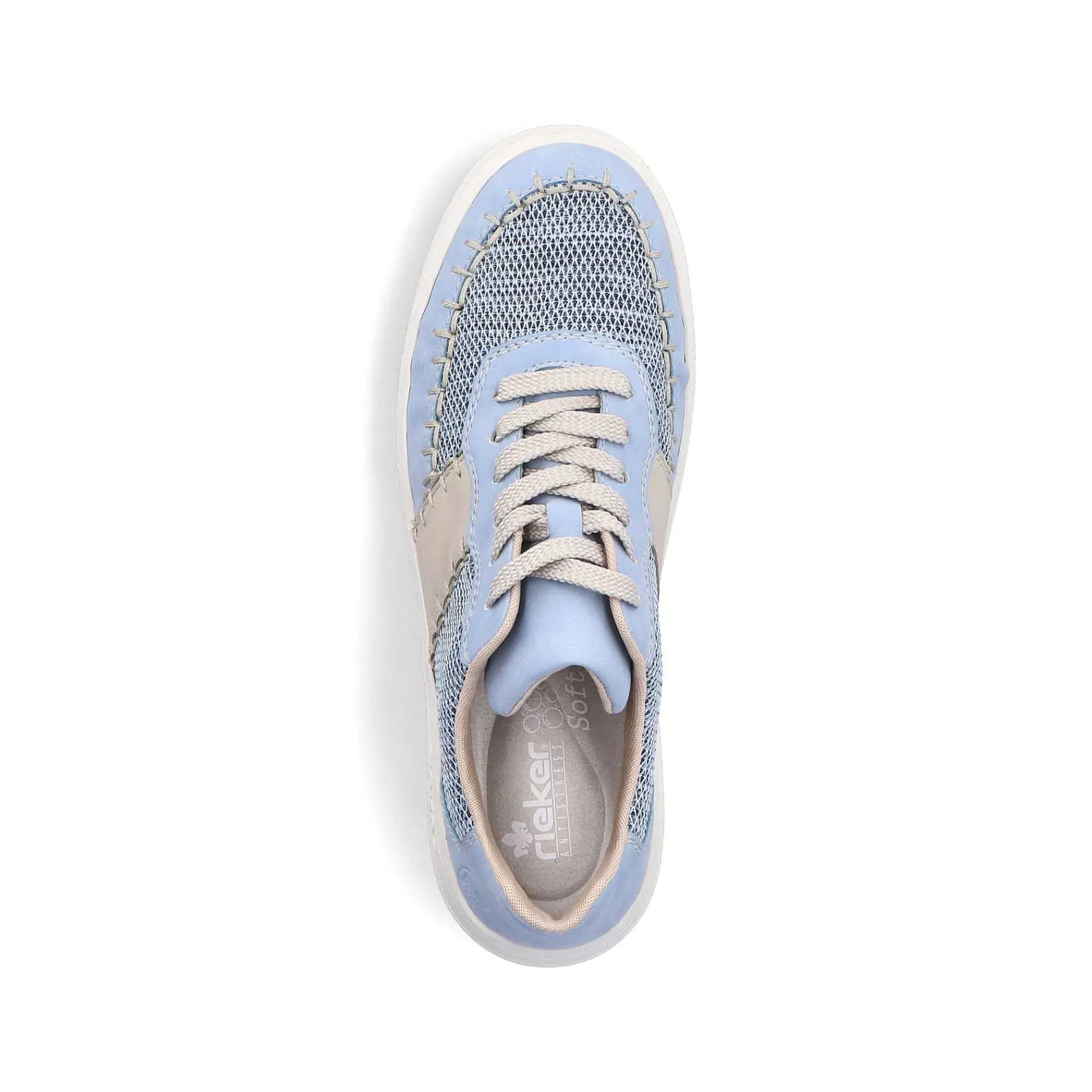 Discount Women'S Sneaker Low Light Blue Ladies Colorful Styles