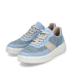 Discount Women'S Sneaker Low Light Blue Ladies Colorful Styles