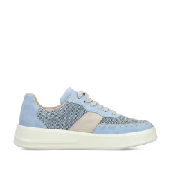 Discount Women'S Sneaker Low Light Blue Ladies Colorful Styles
