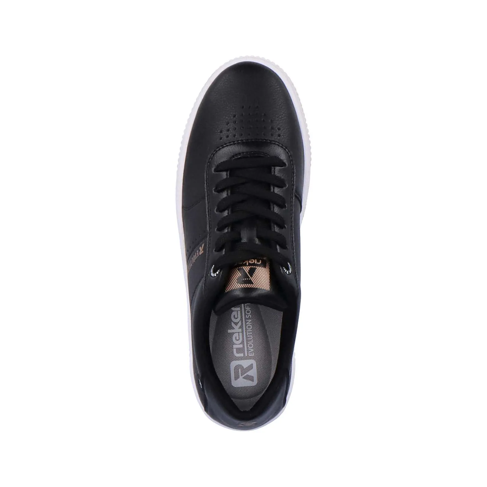 Outlet Women'S Sneaker Low Night Black Ladies Sneakers