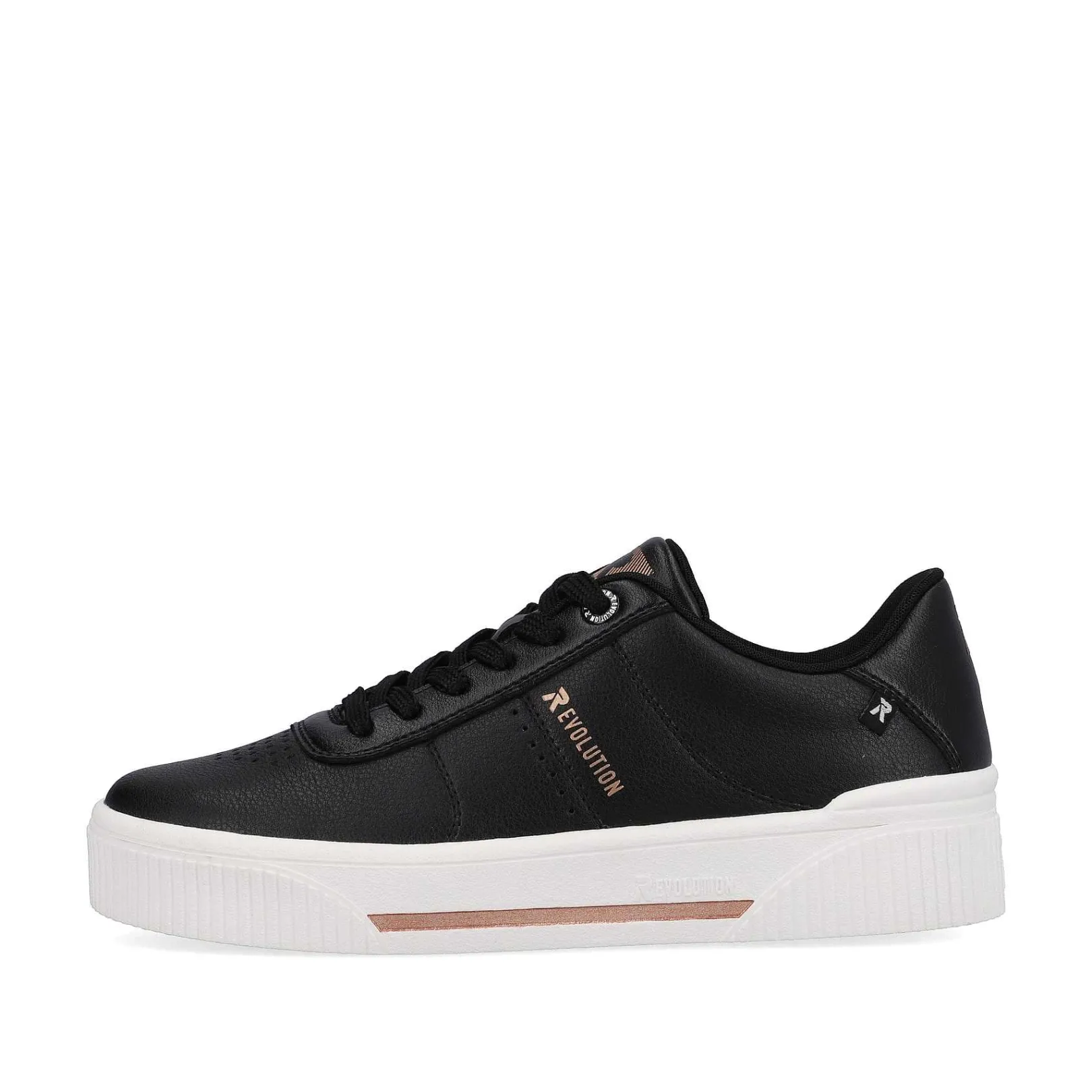 Outlet Women'S Sneaker Low Night Black Ladies Sneakers