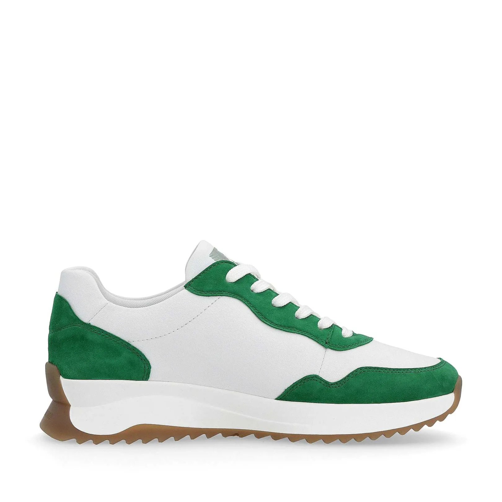 Best Women'S Sneaker Low Clear-White Emerald-Green Ladies Colorful Styles