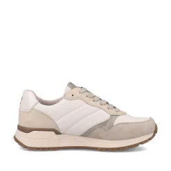 Sale Women'S Sneaker Low Cream-Beige Snow Ladies Sneakers