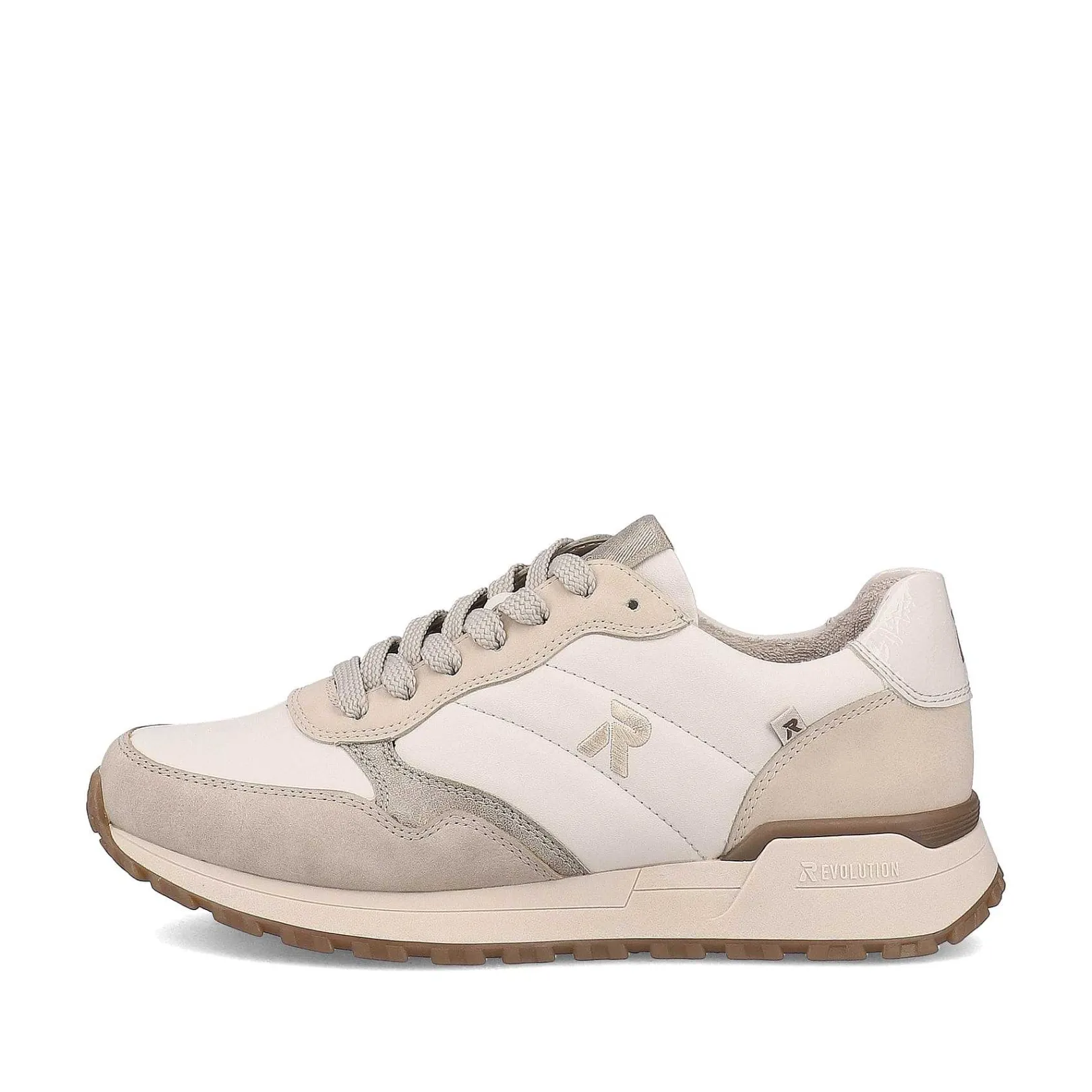 Sale Women'S Sneaker Low Cream-Beige Snow Ladies Sneakers