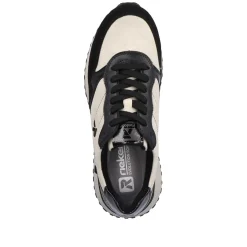 Sale Women'S Sneaker Low Linen Graphite Ladies Sneakers