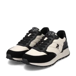 Sale Women'S Sneaker Low Linen Graphite Ladies Sneakers