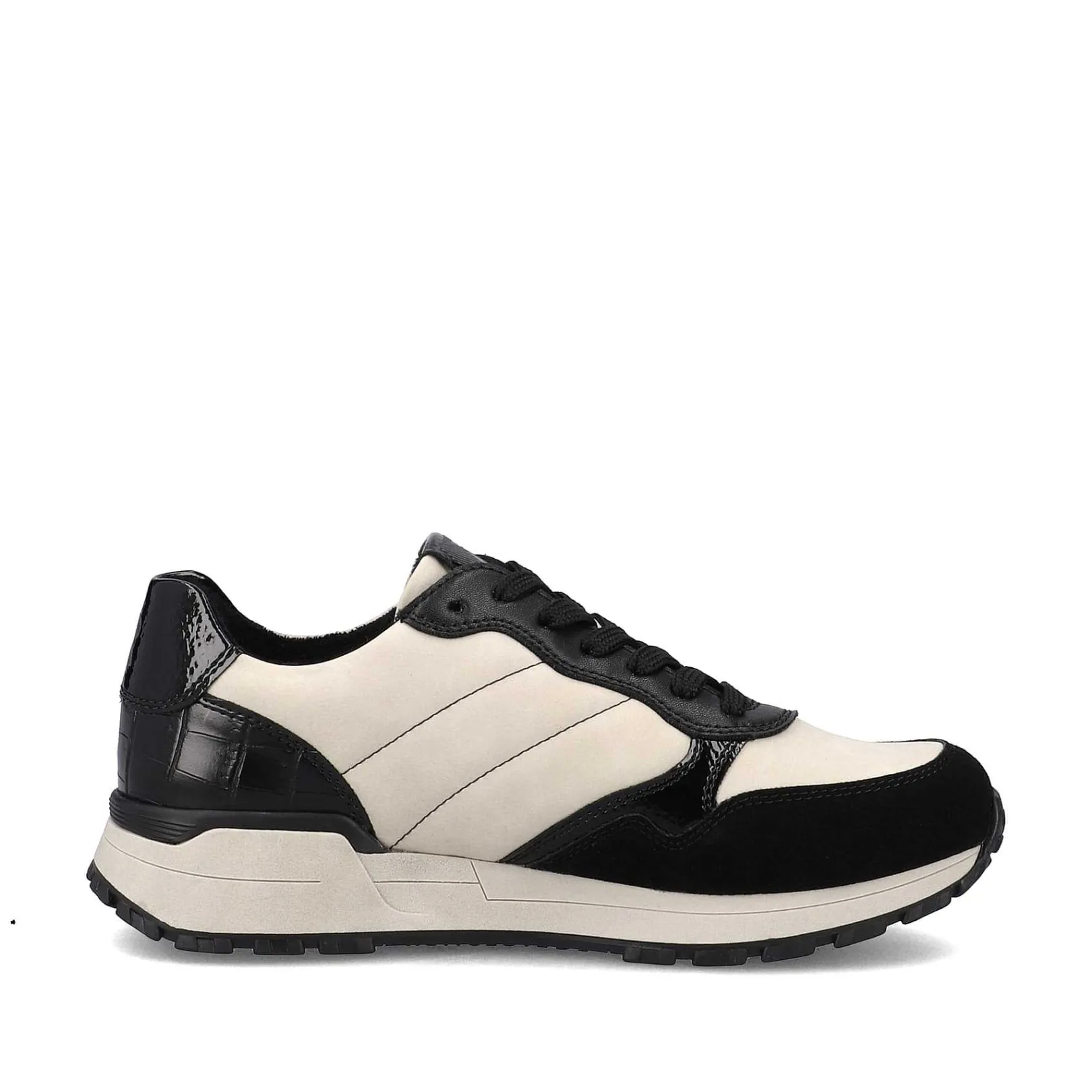 Sale Women'S Sneaker Low Linen Graphite Ladies Sneakers