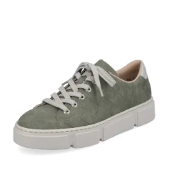 Best Women'S Sneaker Low Olive Green-Sand Beige Ladies Sneakers