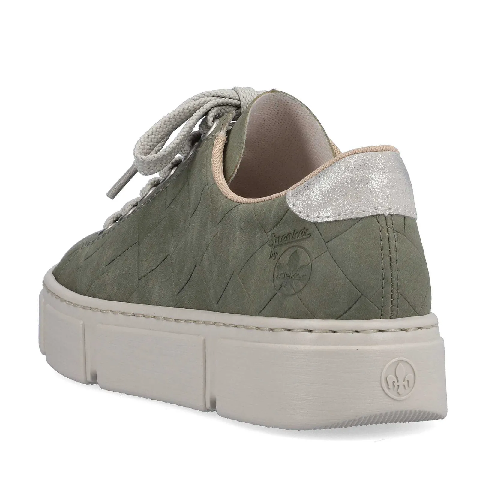 Best Women'S Sneaker Low Olive Green-Sand Beige Ladies Sneakers
