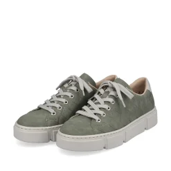 Best Women'S Sneaker Low Olive Green-Sand Beige Ladies Sneakers