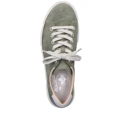 Best Women'S Sneaker Low Olive Green-Sand Beige Ladies Sneakers