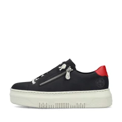 Online Women'S Sneaker Low Steel Blue Ladies Sneakers