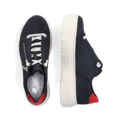 Online Women'S Sneaker Low Steel Blue Ladies Sneakers