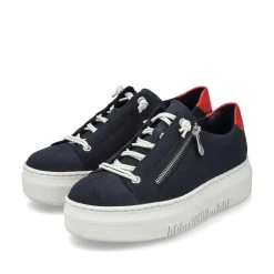 Online Women'S Sneaker Low Steel Blue Ladies Sneakers