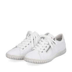 Hot Women'S Sneaker Low Pure White Ladies Sneakers