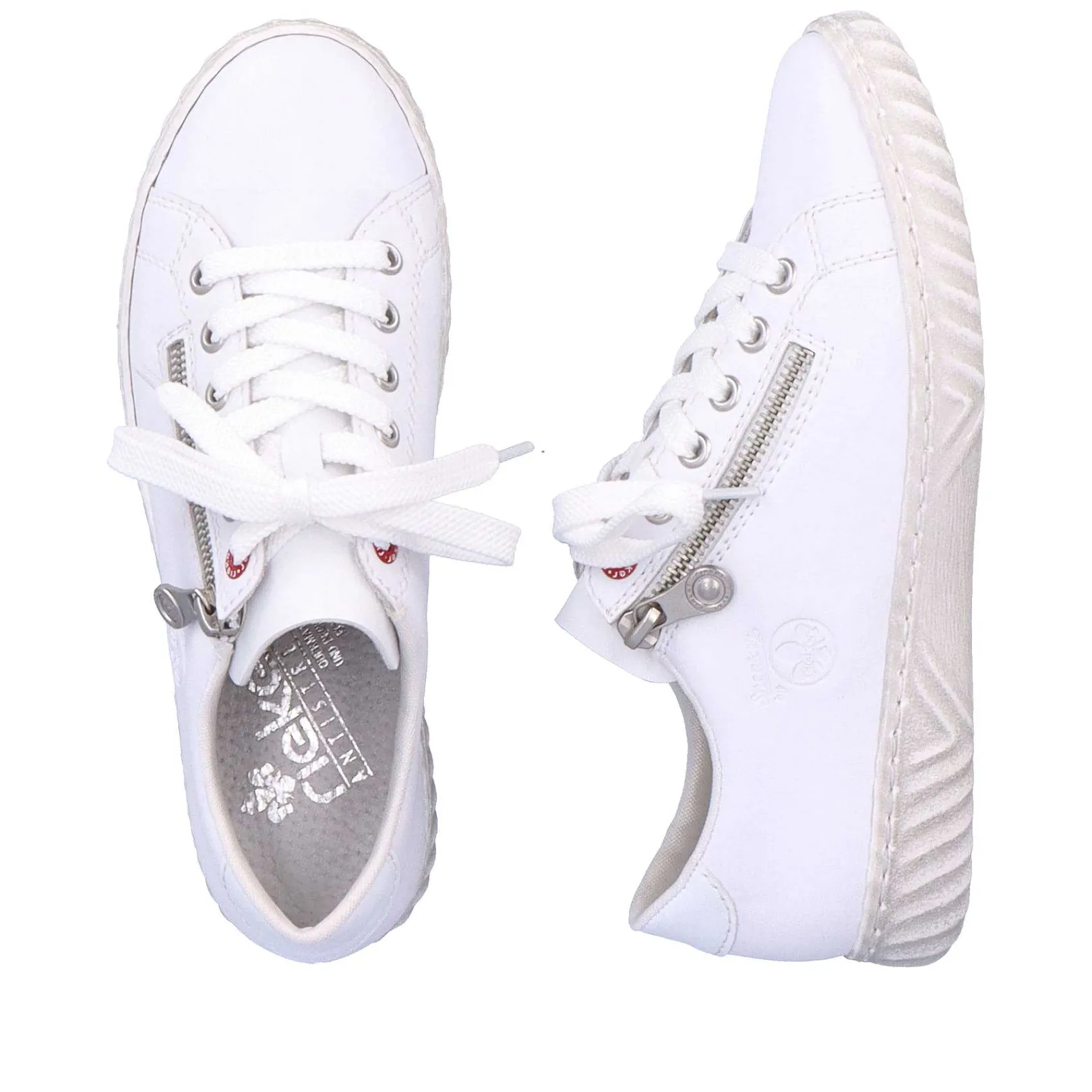 Hot Women'S Sneaker Low Pure White Ladies Sneakers
