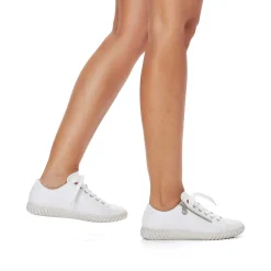 Hot Women'S Sneaker Low Pure White Ladies Sneakers