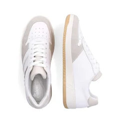 Online Women'S Sneaker Low Swan White Ladies Sneakers
