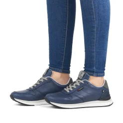 Sale Women'S Sneaker Low Navy Blue Ladies Sneakers