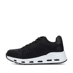 Best Women'S Sneaker Low Deep Black Ladies Vegan