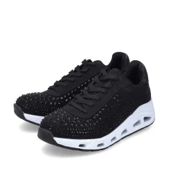 Best Women'S Sneaker Low Deep Black Ladies Vegan