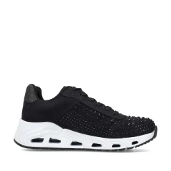 Best Women'S Sneaker Low Deep Black Ladies Vegan