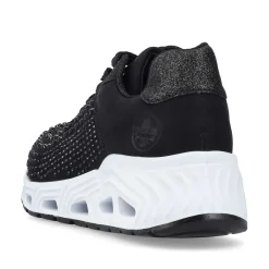 Best Women'S Sneaker Low Deep Black Ladies Vegan
