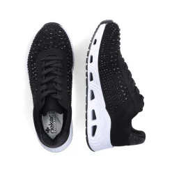 Best Women'S Sneaker Low Deep Black Ladies Vegan